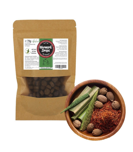 Katzenpflege mit Routine – Wurmerli Drops 🌿 - Tier Glück