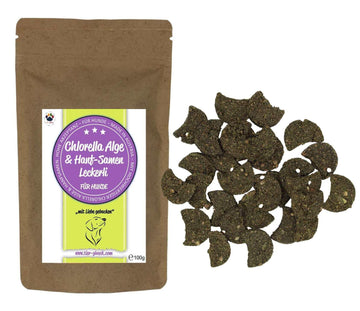 Chlorella Hanfsamen Leckerli Hund – entgiftend, stärkt Immunsystem & unterstützt Vitalität