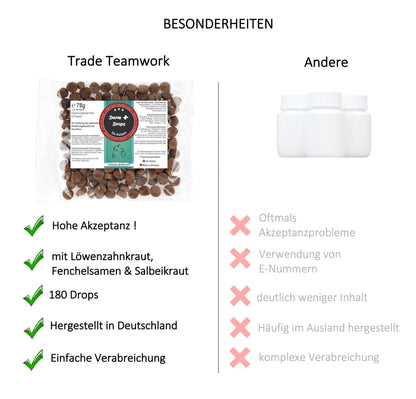 Darmerli Drops Katze – Fördere das Wohlbefinden deiner Katze mit natürlichen Inhaltsstoffen für den Darm