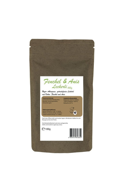 Fenchel & Anis Leckerli Hund – Pflanzlicher Snack | Bewusste Belohnung für Hunde - Tier Glück