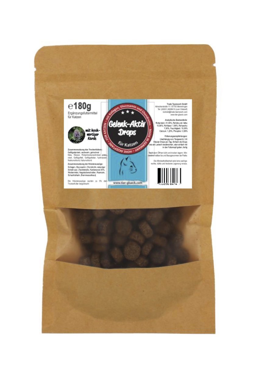 Gelenk Drops Katze – Natürlicher Snack für Beweglichkeit