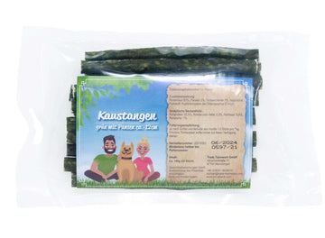 Kaustangen Sticks Grün Hund – natürlicher Kauspaß mit pflanzlichen Inhaltsstoffen für tägliches Kauvergnügen