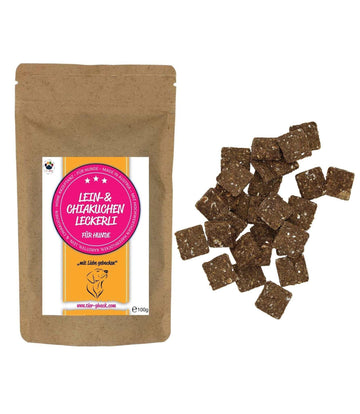 Lein & Chia Leckerli Hund – reich an Omega-3 für Haut, Fell und gesunde Verdauung