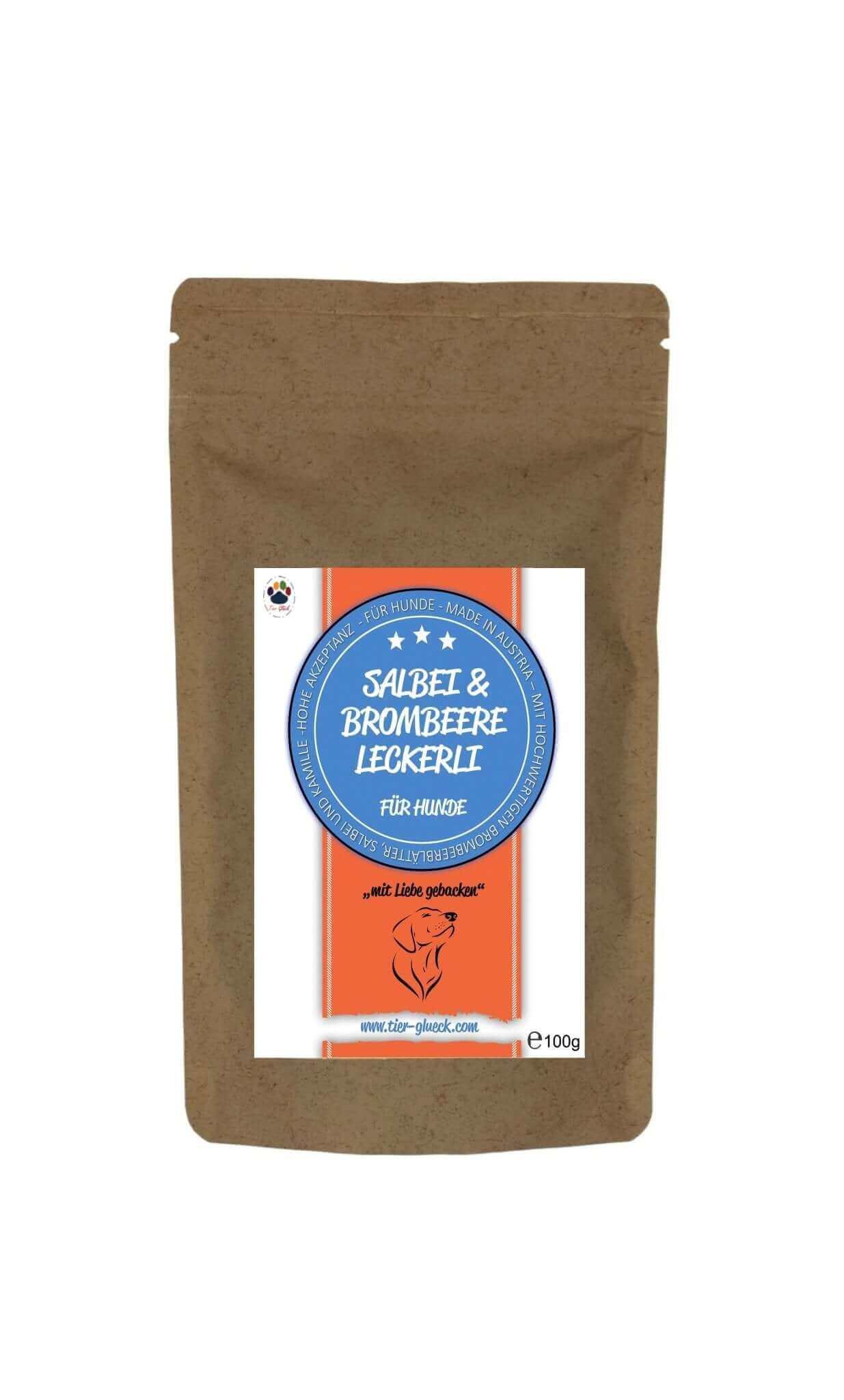 Salbei & Brombeere Leckerli für Hunde – Leckere Snacks mit Salbei und Brombeere für Wohlbefinden und Genuss - Tier Glück