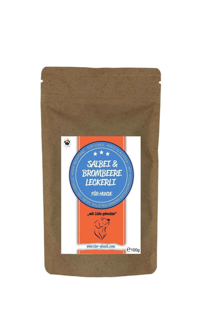 Salbei & Brombeere Leckerli für Hunde – Leckere Snacks mit Salbei und Brombeere für Wohlbefinden und Genuss - Tier Glück