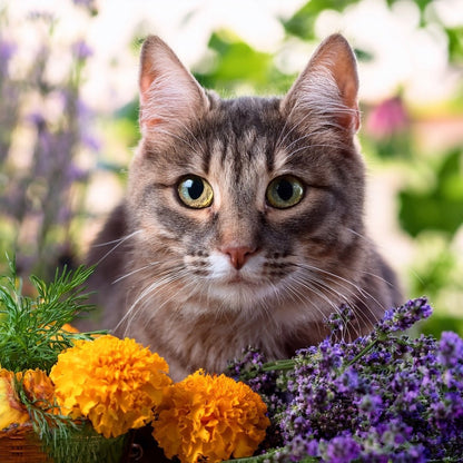 Seelenruhe Drops Katze – Natürliche Bachblüten - Leckerlis für Ruhe & Gelassenheit - Tier Glück