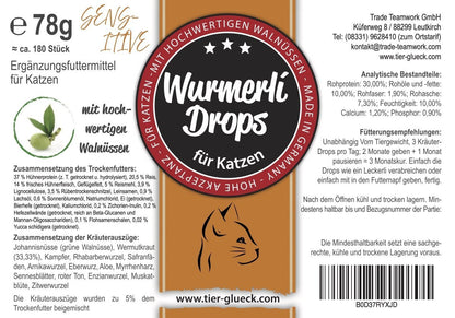 Wurmerli Drops Sensitive kaufen – leckere Snacks für empfindliche Tiere, ideal als Wurmtablette bei Wurmbefall & Wurmkur