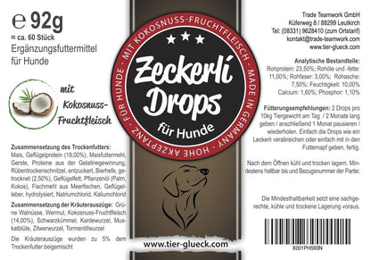 Zeckerli Drops Hund kaufen – leckere Hundesnacks, Ergänzungsfuttermittel für Zecken, Zeckenkur & Zeckenmittel